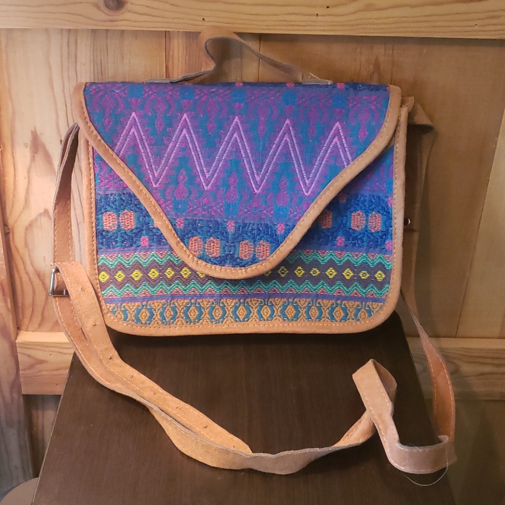 Leather satchel